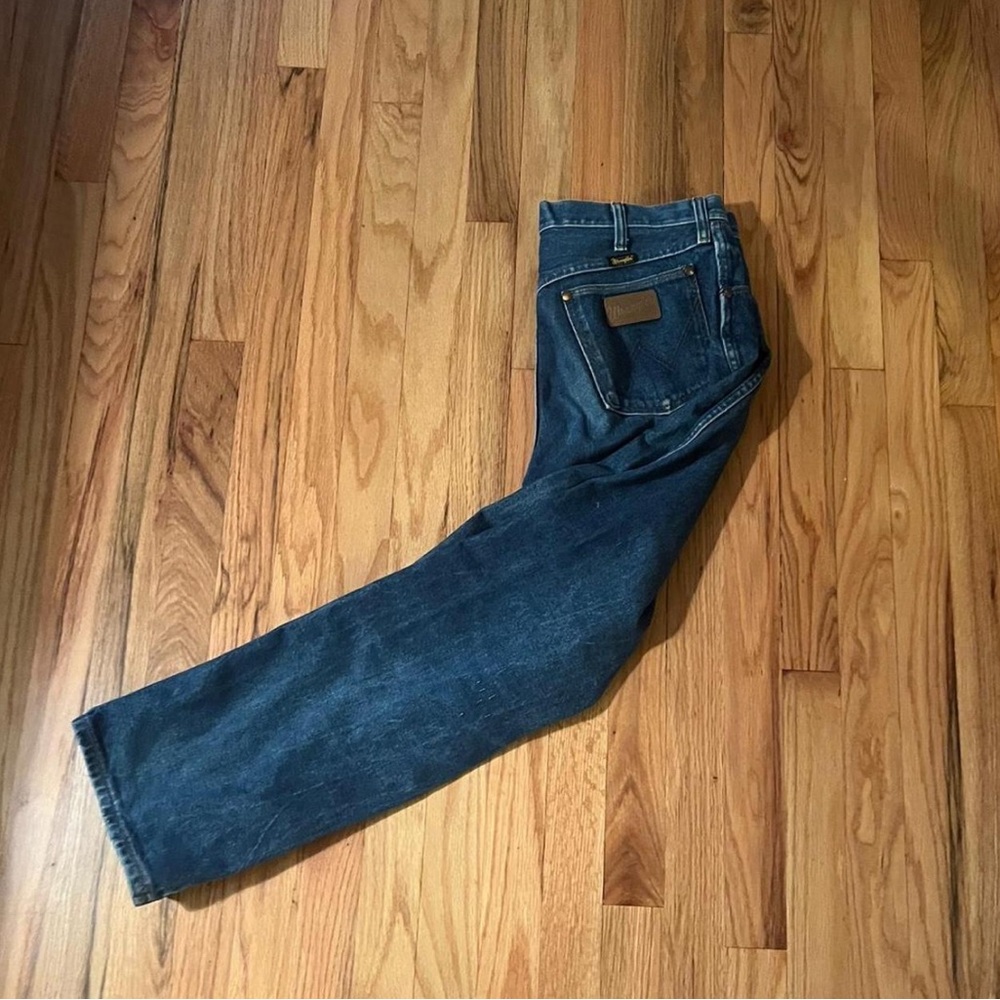 Wrangler Dark Blue Straight Men's Jeans
